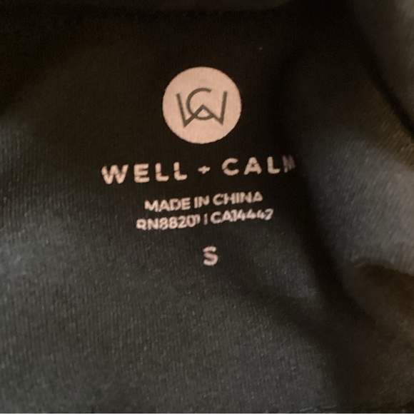Well+Calm Workout Leggings Black Sz Small - Picture 3 of 3